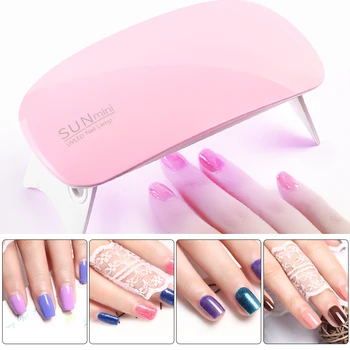 

SUNmini UV LED Lamp Mini Portable Nail Dryer With USB Cable Gel Nail Polish Dryer Gift Home Travel Use