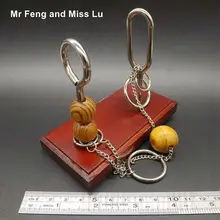 Китайский проволочное кольцо Пазлы Логические Классическая металлический гаджет детская Развивающая игра развивающая игрушка