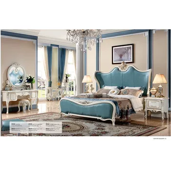 

0427 Bedroom furniture simple design wood bed