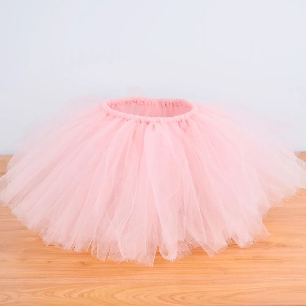 Baby Pink Fluffy Tutu Skirt for Girls 