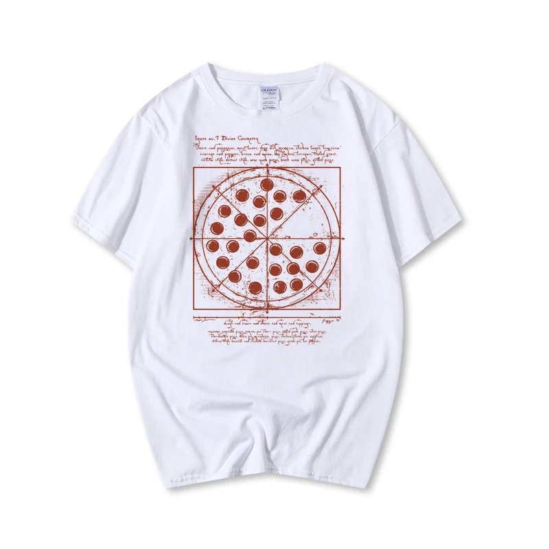 

Avengers 3 Spider-man Vitruvian Pizza T-Shirts Tom Holland Unisex Summer Cotton Casual Tees Tops Funny T-shirts XS-3XL