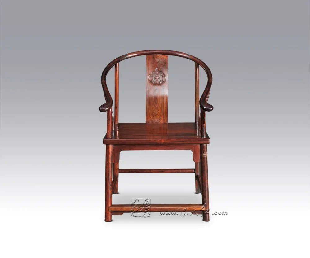 Китайская ретро ностальгия мебель Cloud облако зерно кресло с круглой спинкой бурма палисандр гостиная Досуг круговой стул sedia