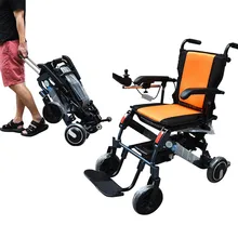 Ручная силовая Складная моторизованная портативная электрическая инвалидная коляска для инвалидов