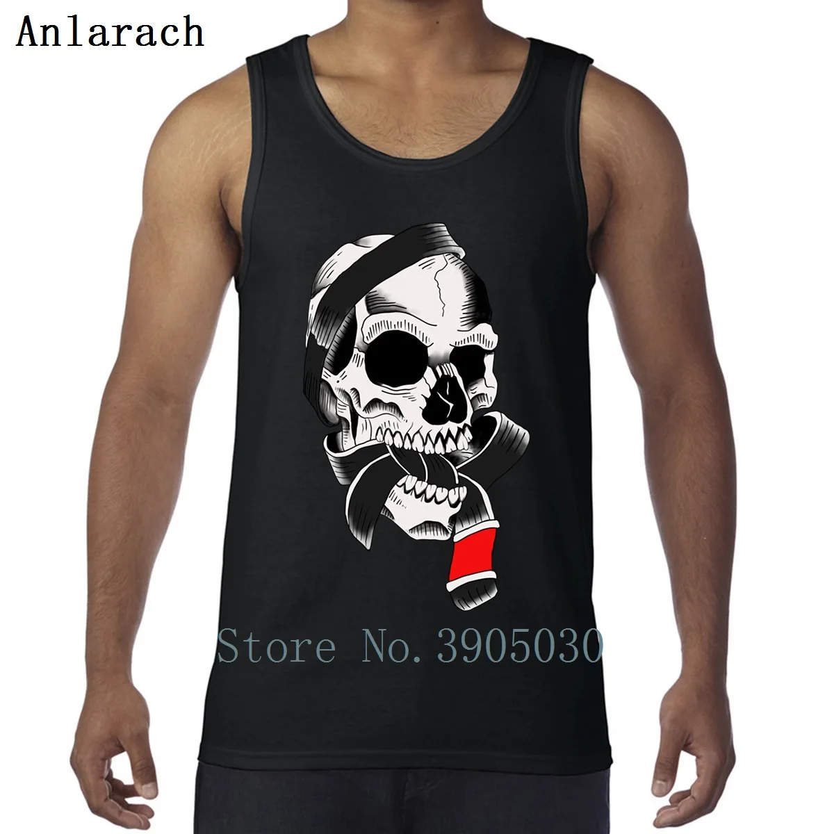 Бразильский джиу-джитсу череп с Bjj черный пояс жилеты настроить подгонянное нижнее белье весна хорошее качество майка Топ для мужчин известный милый