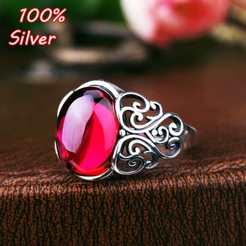 

100% S925 Sterling Silver Color Ring Blank Base Fit 11x14/12x16mm Ring Settings Findings For Jewelry Making Accessories