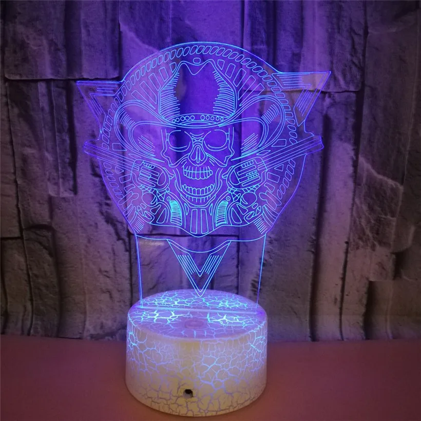 Skull 3D night light (6)