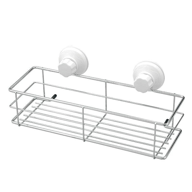 Vacuum Sucker Bathroom Kitchen Wall Mounted Multifunctional Storage Rack Chrome Bathroom Accessories Basket Holder Sq 1930 Storage Rack Kitchen Wall Mountedbathroom Storage Holder Aliexpress