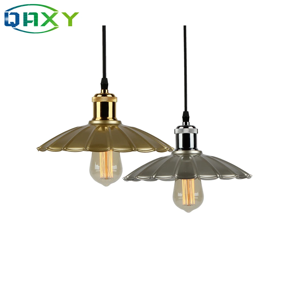 

Lotus Leaf Shaped Golden Silver Black White Iron Shade Pendant Light Post-Modern New Vintage Pendant Lamp For Dining Room[D8354]