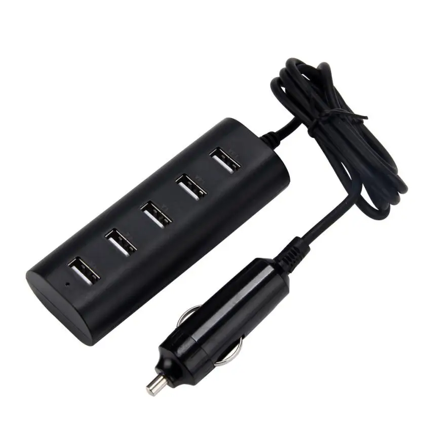 

Adroit drop shipping 5 Ports USB Hub DC5V-6A Data Cable Charger Adapter For Smartphone Tablet With Car Chargers 2017 New 30S7430