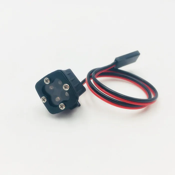 KYX моделирование DIY 4 квадратная лампа Модель автомобиля оболочка бампер