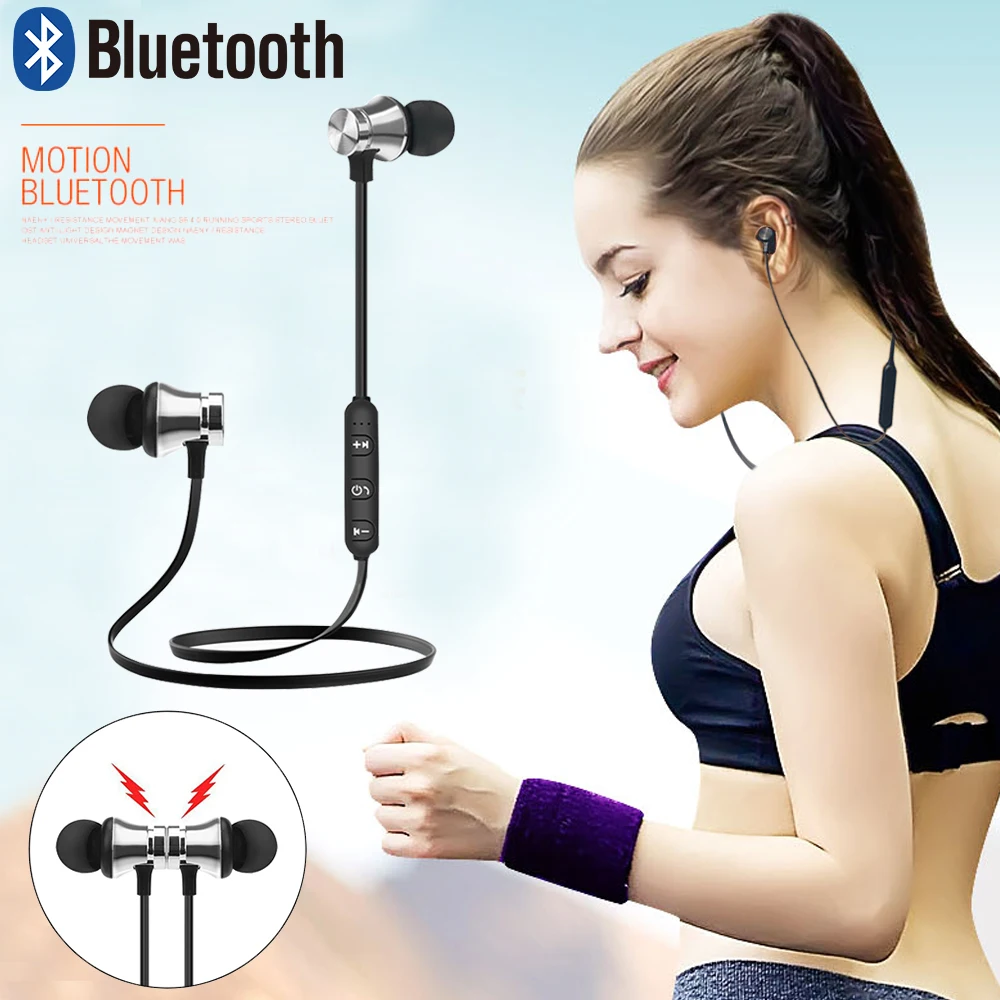 Новинка 2019 спортивные Bluetooth наушники беспроводные для бега стереонаушники с