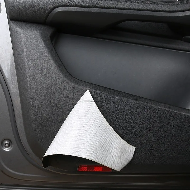 

Leather Car Inner Door Panel Protection Mat Anti Kick Pad Sticker For Porsche Cayenne 2011 2012 2013 2014 2015 2016 2017