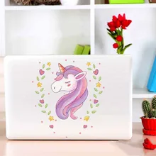 Calcomanía de vinilo Diy interesante arte de pared Kawaii unicornio pegatinas de baño cartel a prueba de agua fondos de pared Vintage decoración para el hogar