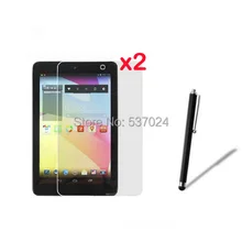 3in1 2x ясно ЖК дисплей экран протектор плёнки Защитный гвардии+ 1x стилусы ручка для Dell Venue 8 Android " планшеты