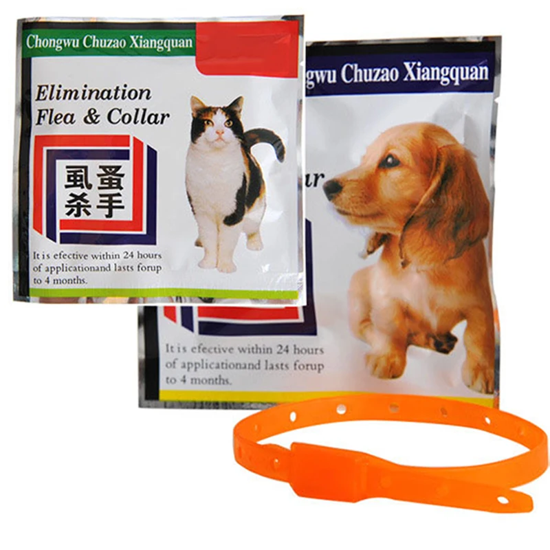 Pet Cat Anti Flea Tick Collar Mosquito Elimination Plastic Adjustable 4