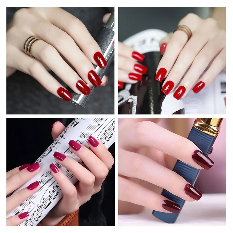 Gelfavor Charm красная серия гель лак быстро сухой Полупостоянный DIY 12 цветов