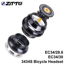 Ztto 3434s mtb bicicleta de estrada 34mm ec34 cnc 1-1/8 28.6 tubo reto headset sem fio conveniente