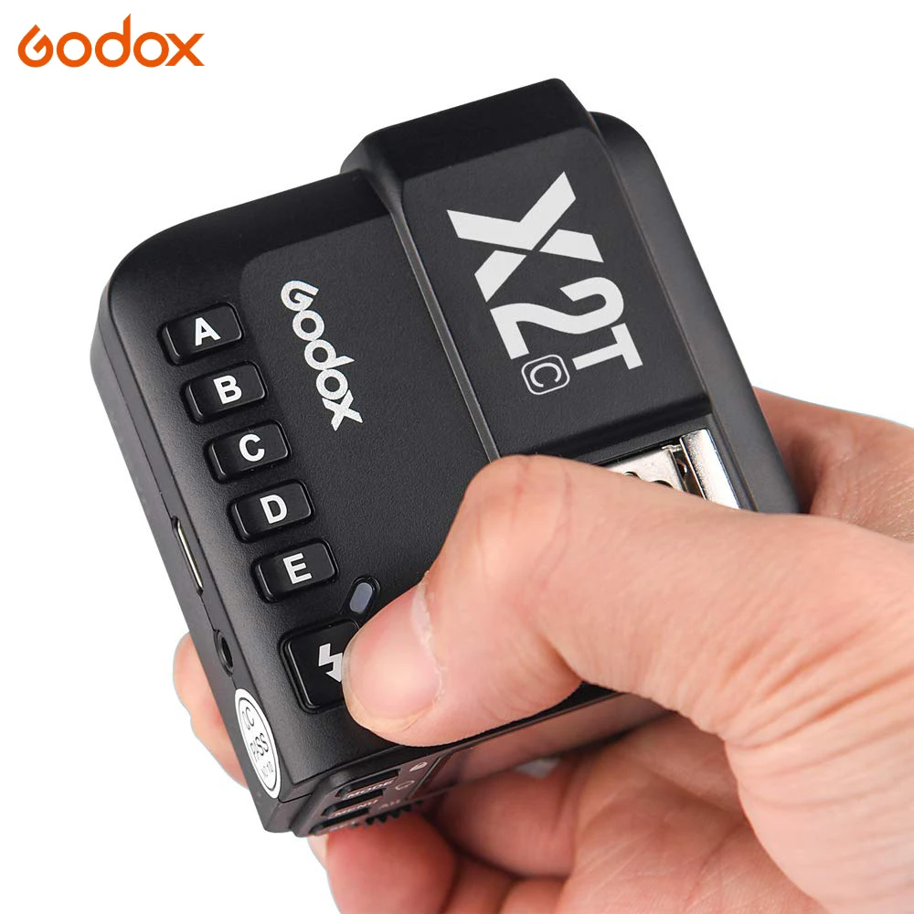 Godox X2T-C X2T-N X2T-S X2T-F X2T-O 2,4G Беспроводной ttl 1/8000s трансмиттер триггер для вспышки HSS Сверло для цифровой зеркальной камеры Canon Nikon sony Fuji Olympus