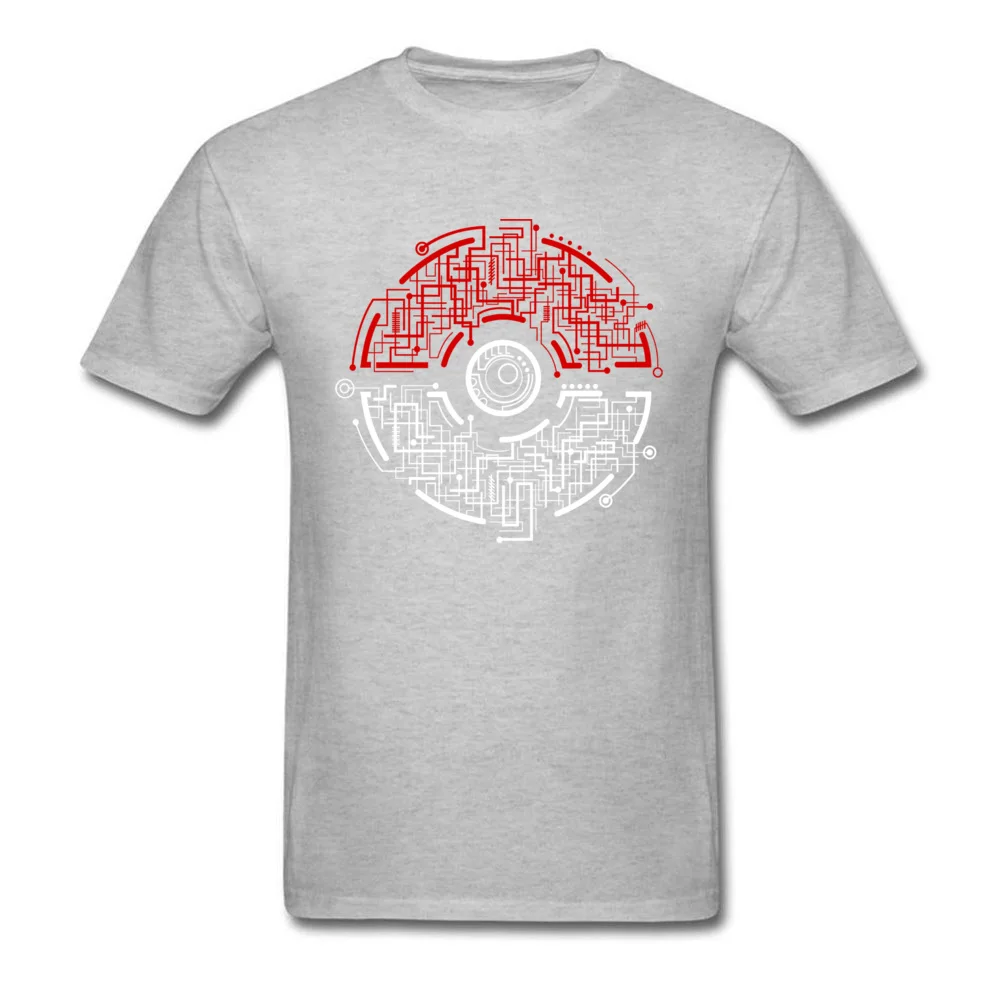 electric ball 8874 Men T-shirts Discount Unique Tees 100% Cotton Crewneck Short Sleeve Design Tee Shirt Summer Fall electric ball 8874 grey