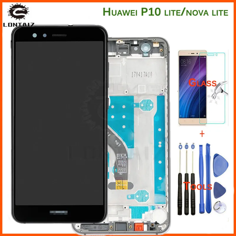 

5.2 Inch AAA Quality LCD With Frame For HUAWEI P10 Lite Lcd Display Screen For HUAWEI P10 Lite WAS-LX1 WAS-LX1A WAS-LX2 WAS-LX3