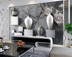 Beibehang пользовательские обои Гостиная Спальня фон росписи 3d обои творческий Черный и белый ваза 3D ТВ обои