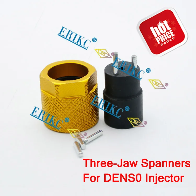 

ERIKC Three-Jaw Spanners Original Injector Common Rail Remove Tools Removing Common Rail Diesel Fuel Injection Valve for DENS0