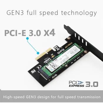 

EDAL HFY SK4 M2 SSD NVME PCIE X4 X8 X16 M Key Expansion Adapter Card 3.0 GEN3 Full Speed