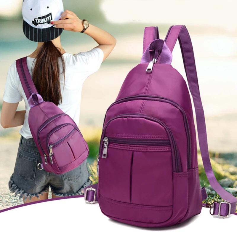 

Ultralight Fashion Outdoor Backpack Bag Running Jogging Bags for Women Daily Use Chest Bag Sling Shoulder Pack Bag