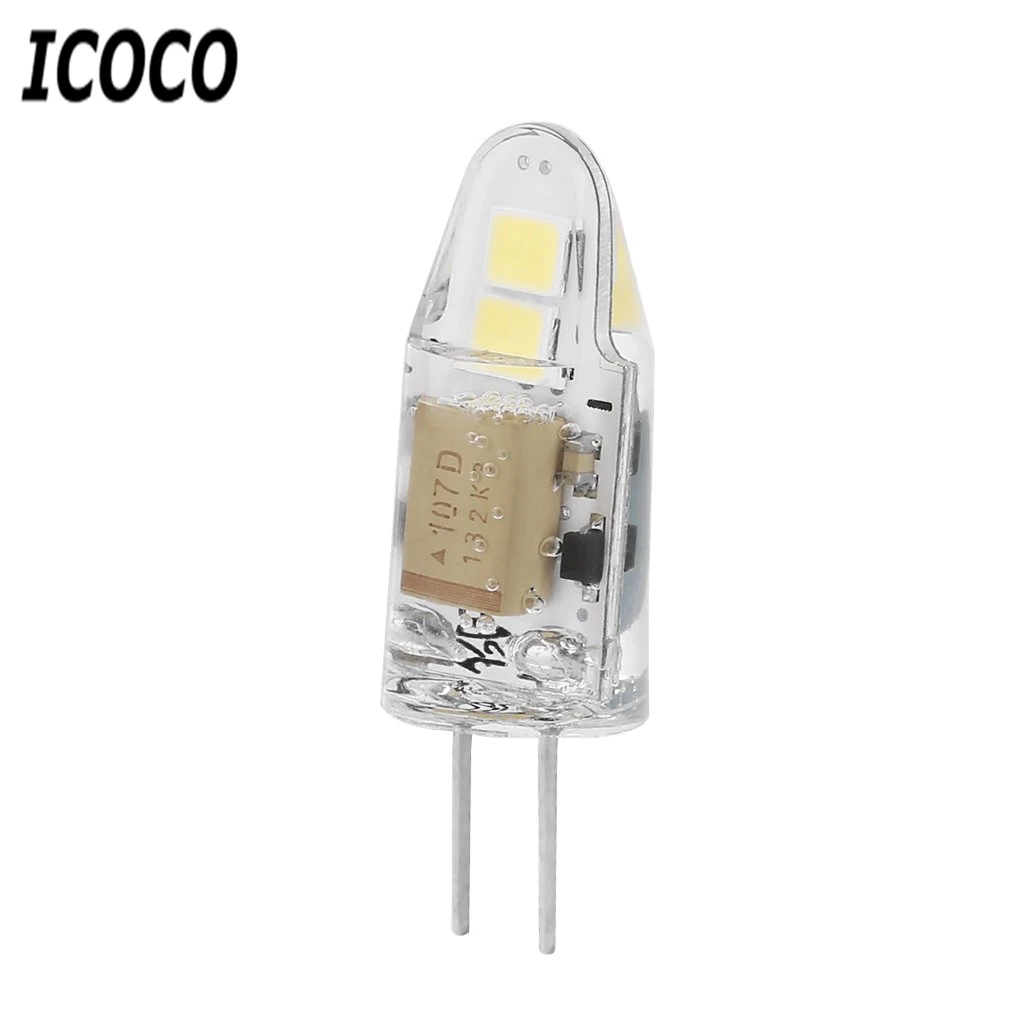 Icoco Новинка G4 мини ни один dimmable удара лампы 2 Вт/5 Вт/7 Вт AC/DC 12 В свет 360 Угол луча