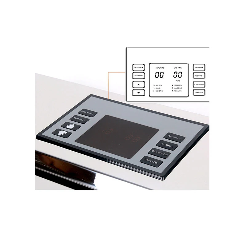 ITOP 2 PCS /Set  Food Vacuum Sealer With Vacuum Bags  Food Packaging Machine Semi-Commercial Stainless Steel Vacuum Packer 220V
