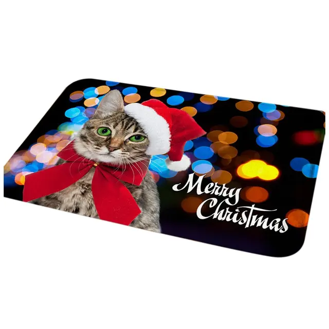 Praktische Kerst Deur Tapijt Anti skid Shaggy Gebied Tapijt Soft ... Praktische Kerst Deur Tapijt Anti skid Shaggy Gebied Tapijt Soft ...