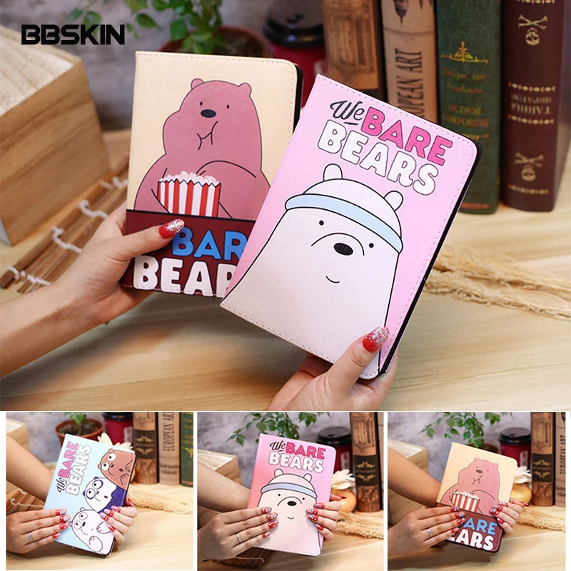 

For iPad Mini 1 2 3 4 7.9'' Cartoon Bears Smart Cover Case for iPad 2/3/4 Ultra Slim Case For iPad Air 1/2 Auto Sleep/Wake up
