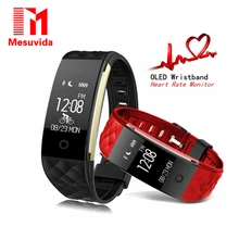 Bluetooth 4.0 S2 Смарт Браслет Пульсометр Спортивные IP67 Водонепроницаемый OLED Smartband Браслет Для Android IOS Телефон