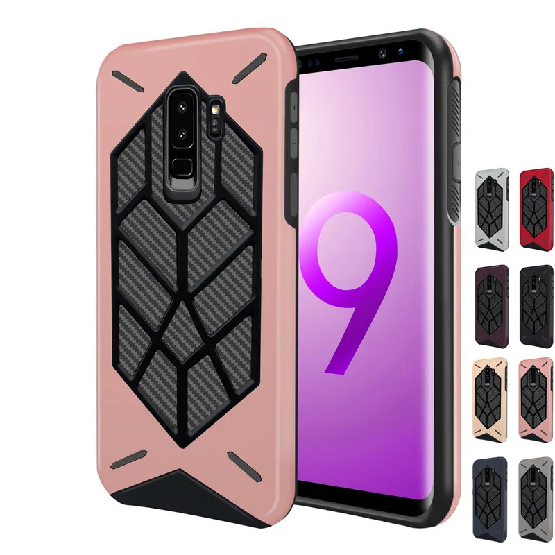 

Luxury Armor Phone Case For Samsung Galaxy S9 S9plus Soft TPU+Hard PC Shockproof Cover For Samsung S9 Plus Galaxy S9 Plus Coque