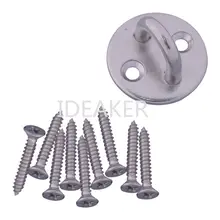 2 шт. 304 Нержавеющая сталь M5 кольцо круглого сечения, полиэтилен высокой плотности накладка на глаза пластина оснащение для лодки