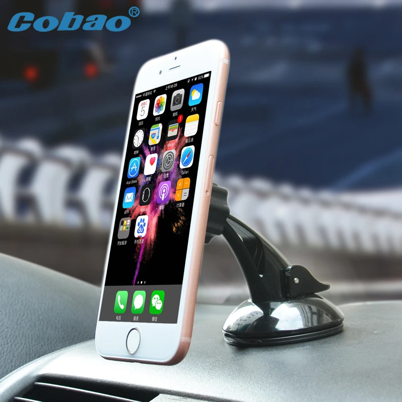 

Cobao universal strong suction magnetic car holder windshield dashboard magnet holder for phone Iphone 5 5s 6plus Galaxy xiaomi