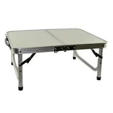 H легкий алюминиевый складной стол для кемпинга с ручкой для ноутбука, стол для кровати, портативный регулируемый стол для барбекю, простой водонепроницаемый