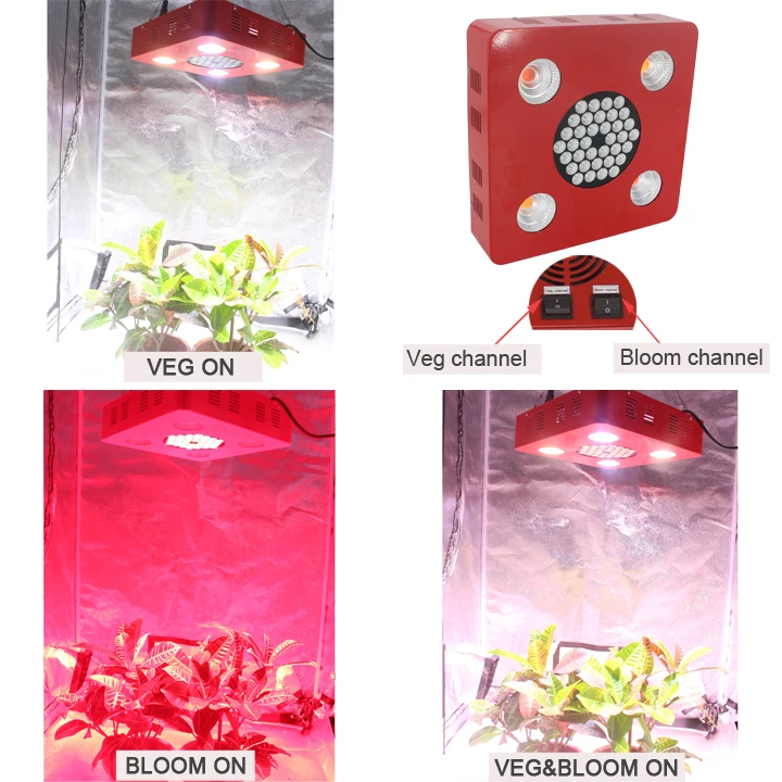 800W full spectrum cob smd3535 660nm led grow light actual power 275w