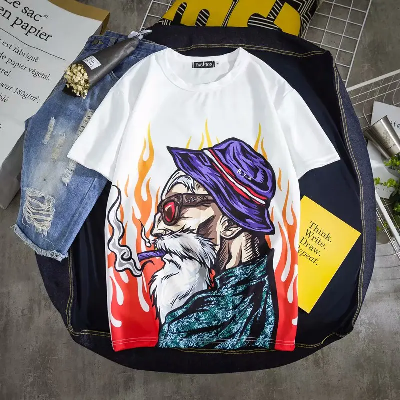 

Cool Man Design Mens Creative T Shirt HipHop O Neck T-shirt Hipster Tops Tee