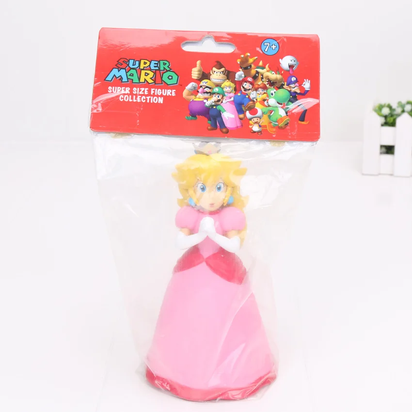 14cm Super Mario Bros Princess Peach PVC Action Figure Model Toy Doll 14cm Super Mario Bros Princess Peach PVC Action Figure Model Toy Doll