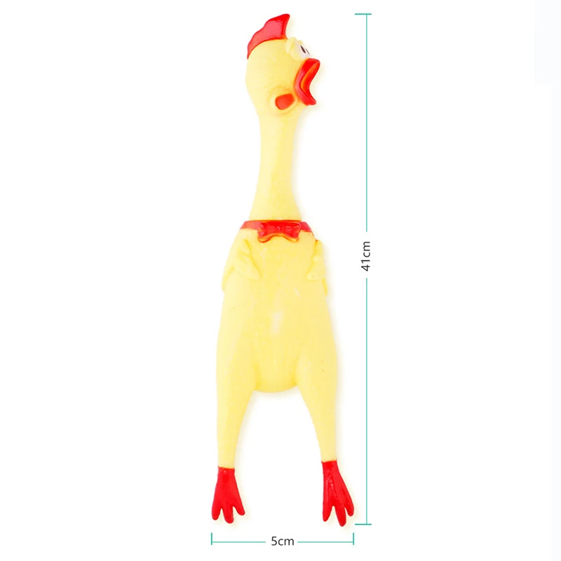 Смешная собачка интерактивная обучающая игрушка гаджеты стирательная резинка эмульсия курица собака игрушка Новинка Squawking кричащий цыпленок - Цвет: 41cm Picture Color