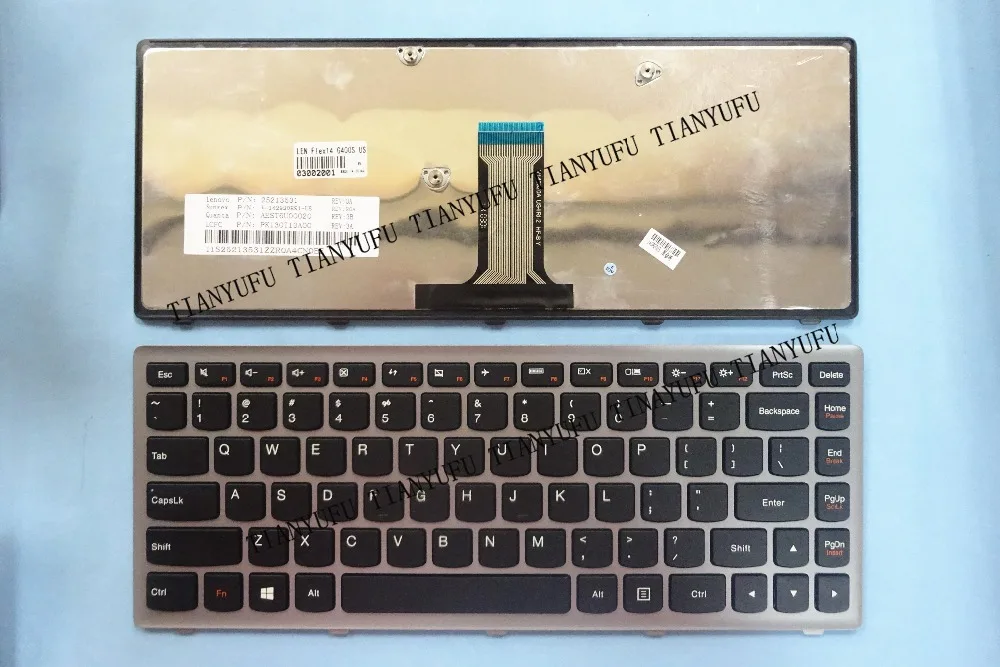 Новая английская клавиатура G400S для Lenovo G405S S410p G410s G400AS американская Клавиатура