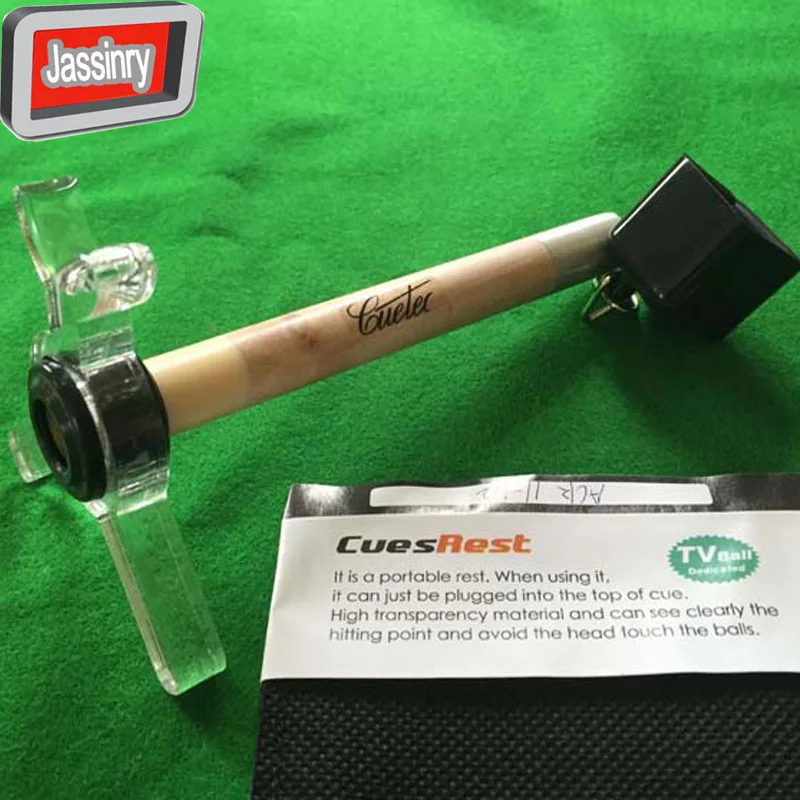 free shipping 1pc transparent Billiards Pool cue rest head Snooker cue