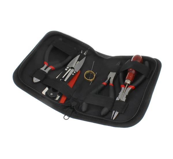 

1Set Jewelry Tools with Plies and Scissor Beading Tool Kit for Jewelry Making DIY Tools Package Beaders Black Needle Tool Set
