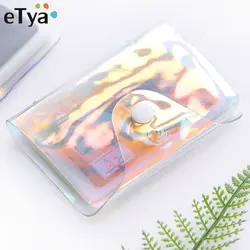 ETya Лазерная 20 слотов держатель для карт кошелек для женщин мужчин Card Organizer кошельки кредитные держатель для карт дорожный кошелек для