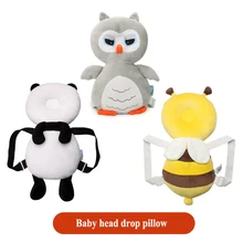 Детская подушка для защиты головы, подголовник для малышей, подушка для кормления, мультяшное животное, защита для спины, защита от падения