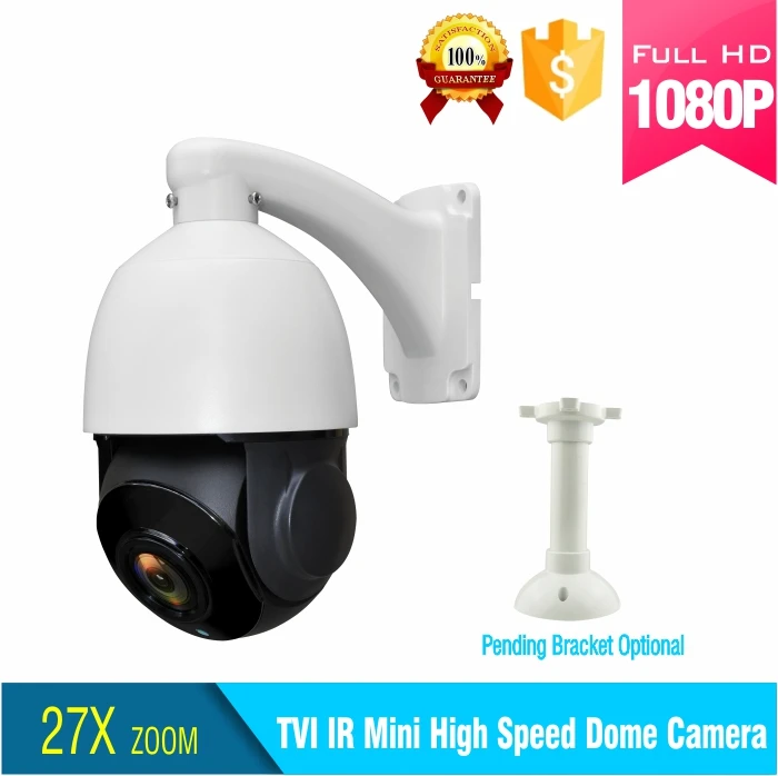 Full HD TVI Мини PTZ IP камера наружная сетевая скоростная купольная 27x оптическая