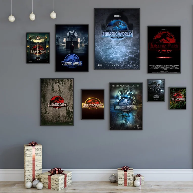 

Jurassic Park Dinosaur Movie Art Silk poster Home Decor