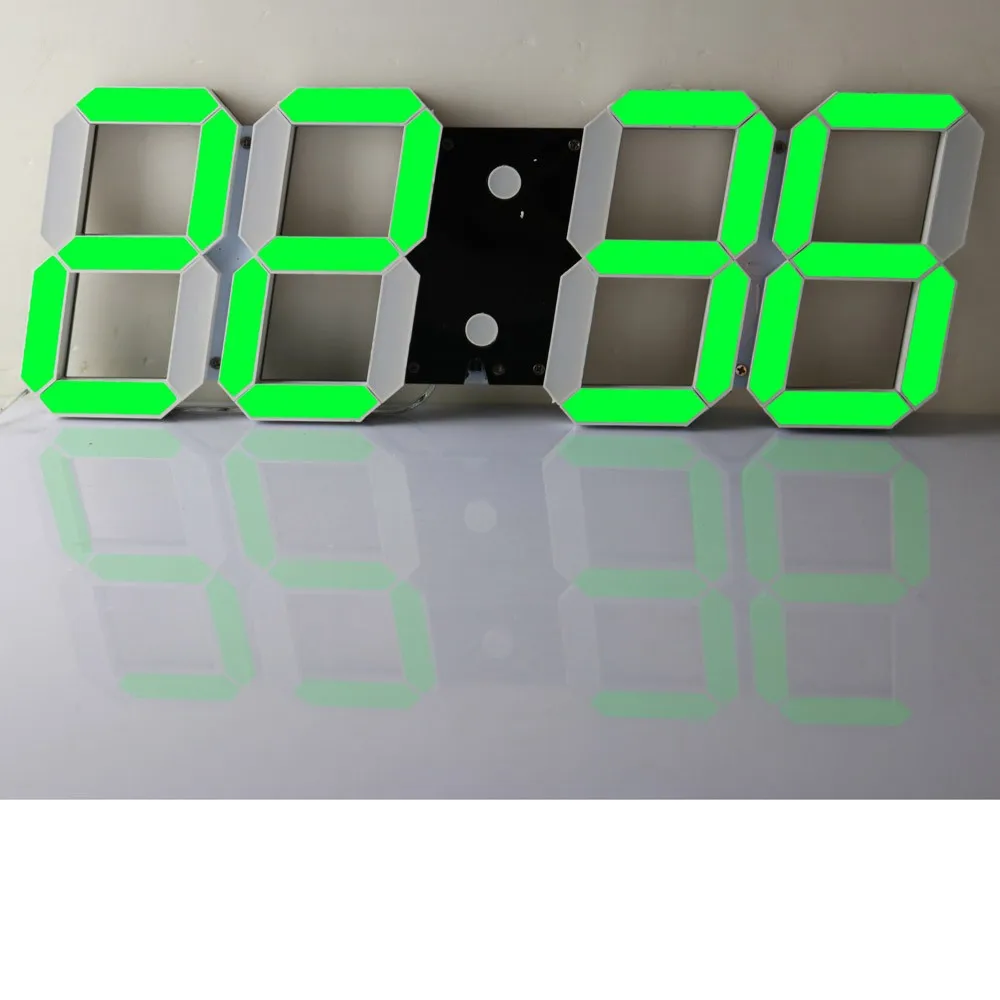 Супер большие цифровые настенные часы светодиодный будильник таймер обратного отсчета пульт дистанционного управления большой номер светодиодный дисплей Повтор