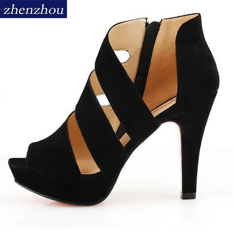 

Free shipping 2018 summer night women shoes Fish mouth side zippers with documentary shoes waterproof Taiwan high tide